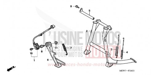 BEQUILLE NT700V8 de 2008